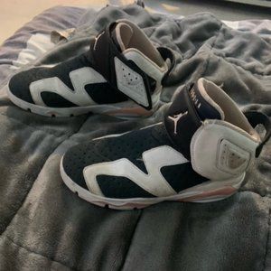 kids Jordan sky shoes white gray and pink size